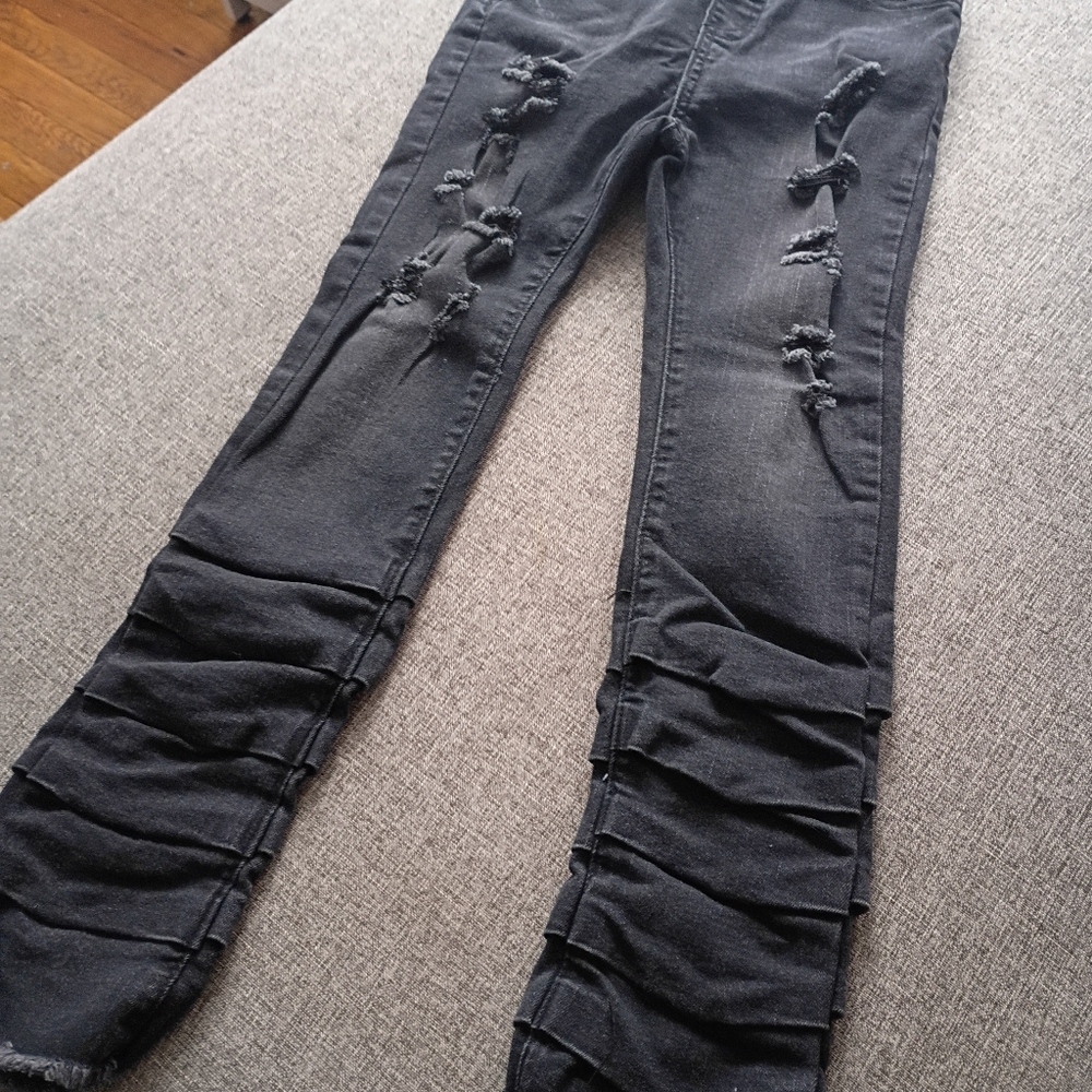 Kids Rockstar Original Black Cargo Jeans - Picture 6 of 8